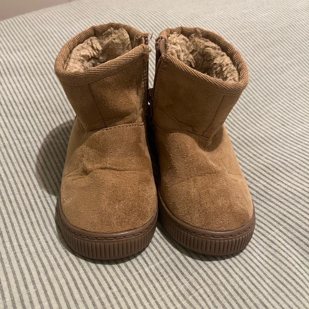 Cat & Jack Cozy Tan Boots size 7 Toddler